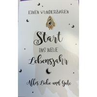 Geburtstag Lucky Pins Karte mit Umschlag Einen...