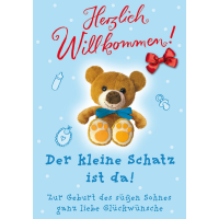 Geburt Baby Freudiges Ereignis Glückwunschkarte mit...