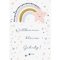 Geburt Baby Freudiges Ereignis Glückwunschkarte mit...