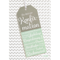 Konfirmation Anhänger Begeisterung Rückenwind...
