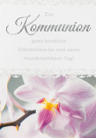 Kommunion - Grußkarte mit Umschlag - Format: 11,5 x...
