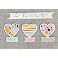 Kommunion Herzen Glaube Liebe Hoffnung...