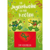 Jugendweihe - Geldkarte - Glückwunschkarte im Format...