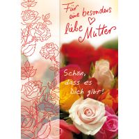 A Muttertag Blumenstrauß besonders liebe Mutter...