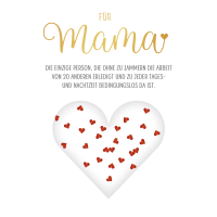 A Muttertag Für Mama die einzige die immer da ist...