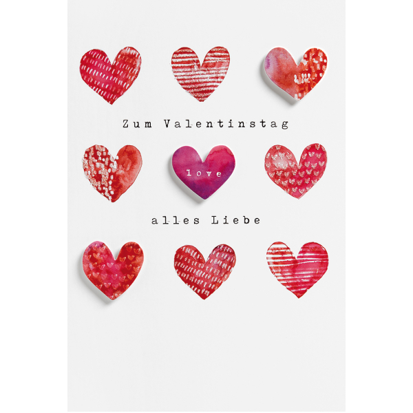 UK Greetings Kindred Valentinstagskarte – Mit Afrotouch-Design Für Partner, Freunde & Familie | Leere Innenseite Für Persönliche Nachricht