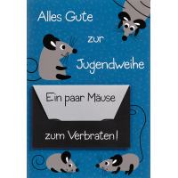 Jugendweihe - Geldkarte - Glückwunschkarte im Format...
