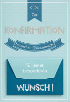 Konfirmation - Geldkarte – Glückwunschkarte im...