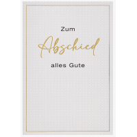 Abschied weiße Punkte auf grau...