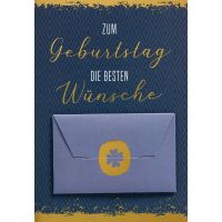 Geldkarte Glückwunschkarte mit Umschlag und...