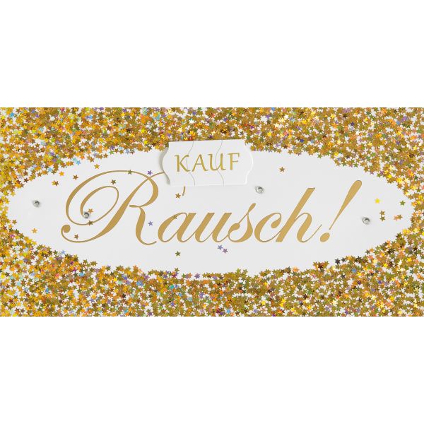Perleberg-749-6003 - Glückwunschkarte im Format 22,2 x 11,8 cm - KAUF Rausch! mit Briefumschlag