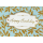 Geburtstagskarte Glückwunschkarte mit Umschlag Happy Birthday Schild floral