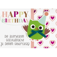 A Geburtstagskarte Glückwunschkarte mit Umschlag...