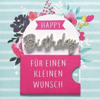Geburtstag quadratische Glückwunschkarte mit...