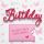 Geburtstag quadratische Glückwunschkarte mit Umschlag und Minikuvert Lettering Surprise Happy Birthday Das Leben ist voller schöner Momente! Schmetterlinge