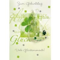 Geburtstagskarte Glückwunschkarte mit Umschlag Zum...
