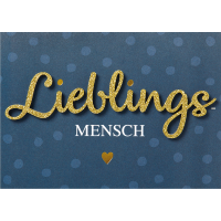 Allgemeine Wünsche Lieblingsmensch türkis...