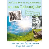 A Geburtstagskarte Glückwunschkarte mit Umschlag...