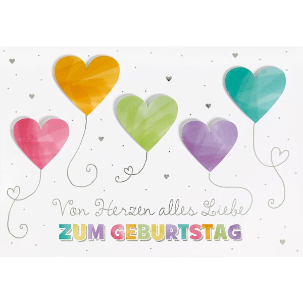 Herzen Alles Liebe Zum Geburtstag
