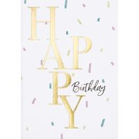 Geburtstag Glückwunschkarte mit Umschlag Pastel...