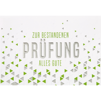 Prüfung Glückwunschkarte mit Umschlag  Zur...