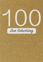 A - 100. Geburtstag - Glückwunschkarte im Format...