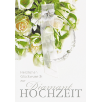 Diamanthochzeit Glückwunschkarte mit Umschlag...
