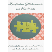 A - Hochzeit - Vermählung - Glückwunschkarte im...