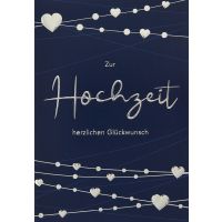 Hochzeit Vermählung Glückwunschkarte mit...