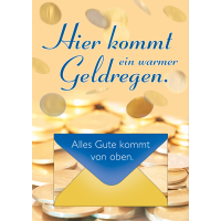 A - Geburtstag - Geldkarte im Format 21x 29,7 cm mit...