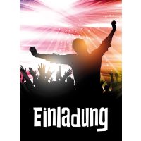 Einladung Mehrstückpackung 5 Einladungen mit...