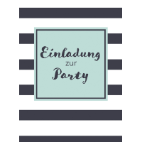Einladung Mehrstückpackung 5 Einladungen mit...