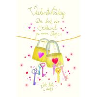 AV Valentinstag Glückwunschkarte mit Umschlag...