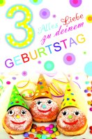 Zahlengeburtstag – Kindergeburtstag - 3. Geburtstag...