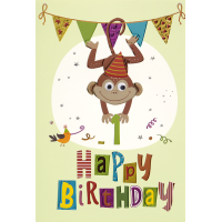 1. Geburtstag Collage Glückwunschkarte mit...