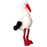 Stofftier Schmusetier Minifeet Höhe 37cm Storch Marius Geschenk zur Geburt