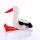 Stofftier Schmusetier Minifeet Höhe 37cm Storch Marius Geschenk zur Geburt