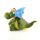 Stofftier Schmusetier Minifeet Höhe: 21cm Drache Ragnar