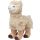 Stofftier Schmusetier Minifeet Höhe: 30cm Lama Tamia