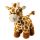 Stofftier Schmusetier Minifeet Kuscheln mit Qualität Höhe: 16cm Giraffe Carla