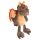 Stofftier Schmusetier Minifeet Höhe 21cm Drache Edna