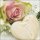 Servietten Lunch – Napkin Lunch – Format: 33 x 33 cm – 3-lagig – 20 Servietten pro Packung - True Love – Rose mit weißen Herz - Ambiente