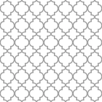 Servietten Lunch Ogee Silver Outline Muster silber...