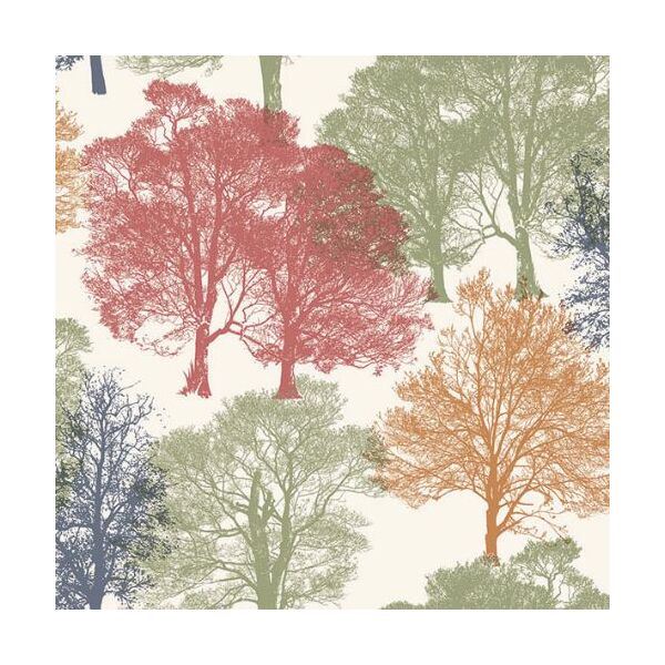 Servietten Lunch bunte Bäume ohne Blätter grün Skeleton Trees Green 33x33cm 20 Servietten