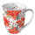 Weihnachten - Becher - Mug 0.4 L - Fine Bone China - Format: Ø 10 cm x H 10,5 cm - 1 Becher pro Packung – Poinsettia And Berries