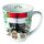 A Weihnachten Becher Mug 0.4 L Fine Bone China Format: Ø 10 cm x H 10,5 cm 1 Becher pro Packung Looking Up To Santa Weihnachtsmannstiefel