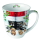 A Weihnachten Becher Mug 0.4 L Fine Bone China Format: Ø 10 cm x H 10,5 cm 1 Becher pro Packung Looking Up To Santa Weihnachtsmannstiefel