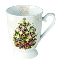 Weihnachten Becher Mug 0,25 L Fine Bone China Format:...