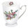 Weihnachten - Becher – Mug 0,25 L - Fine Bone China - Format: Ø 7,5 cm x 10 cm – 1 Becher pro Packung - Holly And Berries - Stechpalme und Beeren