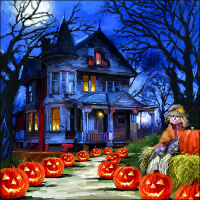 Halloween Servietten Lunch 33 x 33 cm 3-lagig 20...